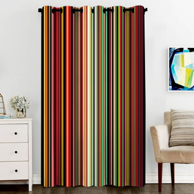 Rans C3-50086 velvet curtain height 290 cm multicolor