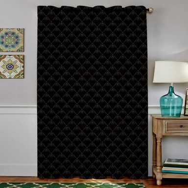 Rans C4-50090 velvet curtain height 190 cm black
