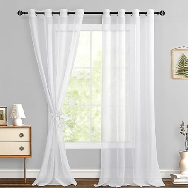 Tiko Deco classic sheer curtain size 150x280 cm
