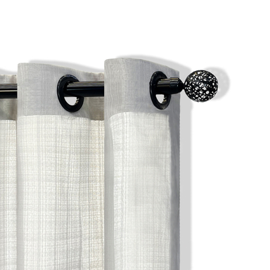 Aban Pardeh textured sheer ready-made curtain