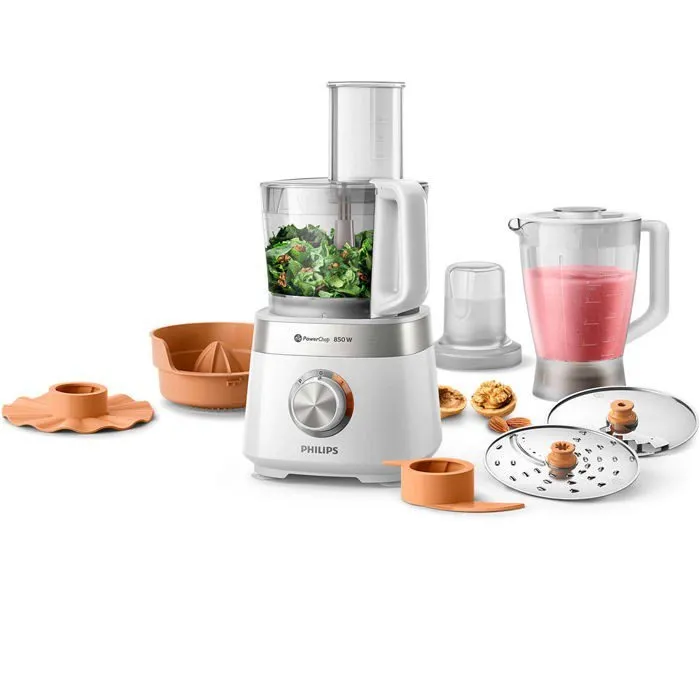 Philips White Food Processor Model HR7530