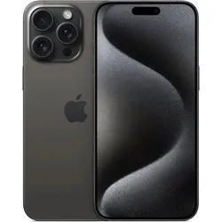Black iPhone with triple rear camera and front display shown side by side