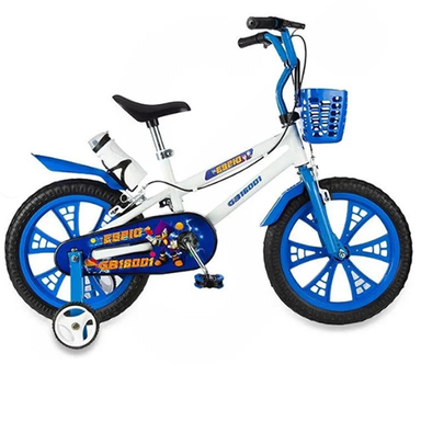 Espio urban bicycle with solid tires and training wheels rim size 16