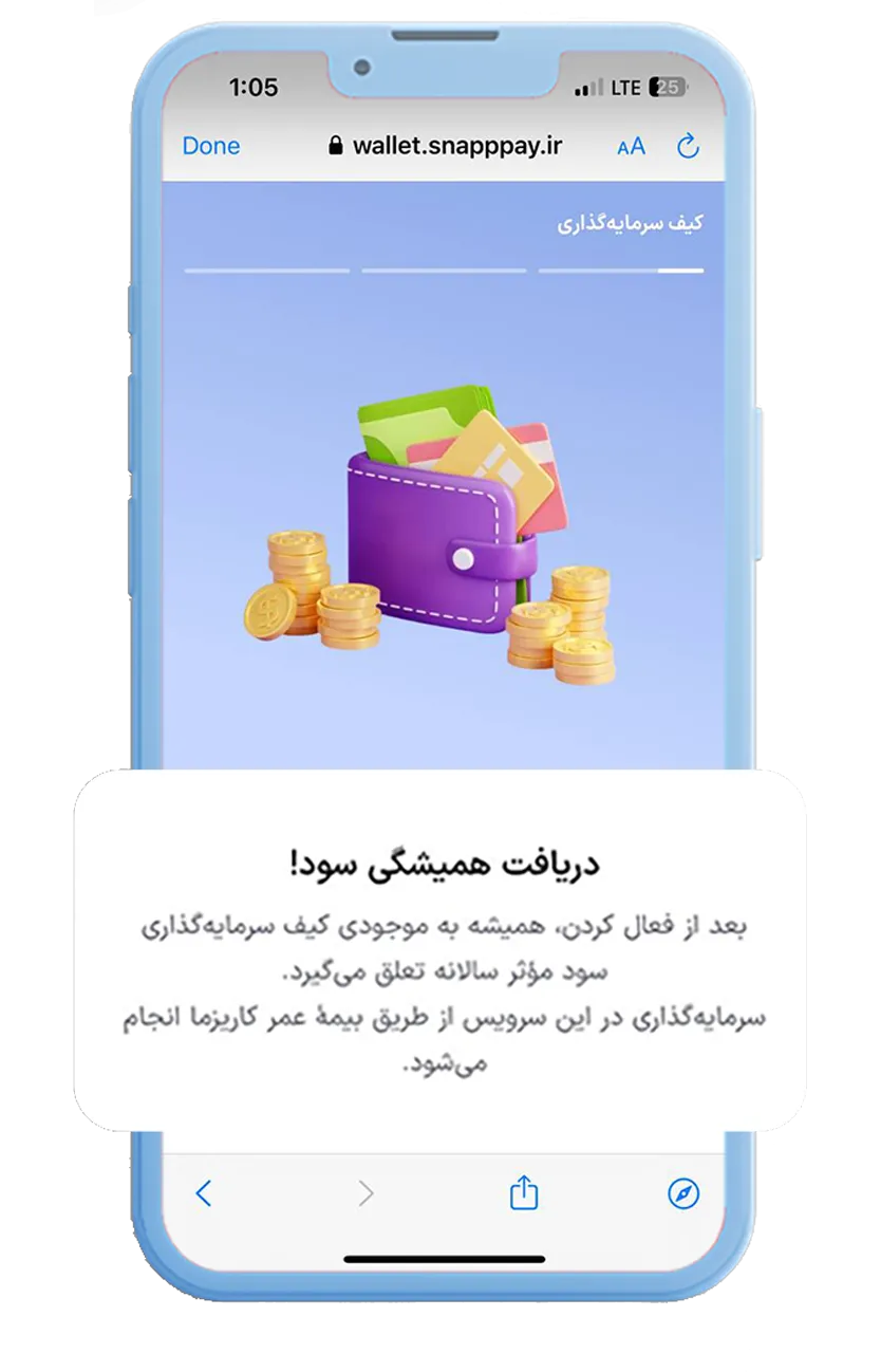 ادامه سرمایهگذاری و دریافت سود
