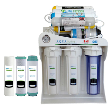 Aqua Spring UF SF4800 water purifier with 3-piece filter set