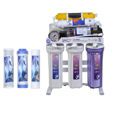 Soft Water GIS75 water purifier with Soft Water code 10 3-piece filter set
