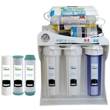 Aqua Spring UF SF4600 water purifier with 3-piece filter set