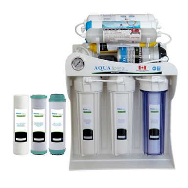 Aqua Spring NF SF4400 water purifier with 3-piece filter set
