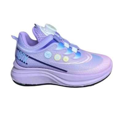 purple kids sneakers with slip-on design and cushioned sole for comfortable everyday wear