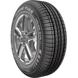 High-performance radial car tire with silver alloy rim