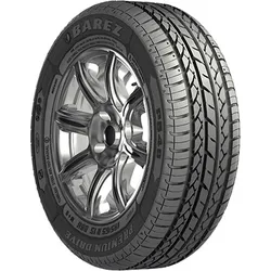 Barez passenger car tire with durable tread pattern