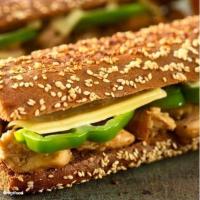 خرید ساندویچ باگت چیکن کرم