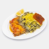 خرید سبزی پلو با مرغ سس پز