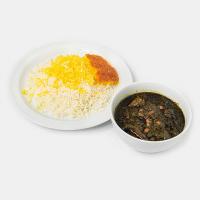 خرید چلو خورشت قورمه سبزی با گوشت