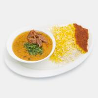 خرید چلو خورشت کاری با گوشت