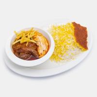 خرید چلو خورشت کدو با مرغ