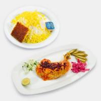 خرید چلو مرغ سس پز