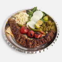 خوراک کباب ساطوری مخصوص تند سبزیجات