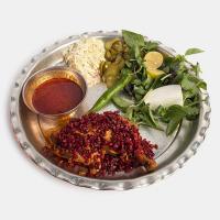خوراک مرغ سرخ شده