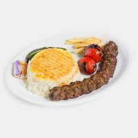 چلو کباب لقمه
