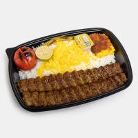چلو کباب کوبیده زعفرانی (300 گرمی)