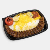 چلو کباب لقمه زعفرانی (220گرمی)
