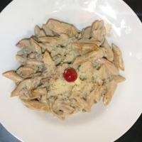 پاستا فلو (آلفردو با گوشت)