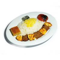 چلو کباب بختیاری معمولی
