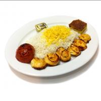 چلو جوجه کباب حلزونی