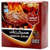 همبرگر ذغالی 90 درصد گوشت قرمز گوشتیران