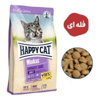 غذا خشک گربه هپی کت مدل مینکاس یورینری کر فله ای وزن 1 کیلوگرم