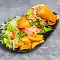ساندویچ ژامبون تنوری با قارچ و پنیر