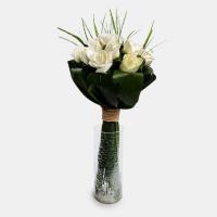 دسته گل رز سفید 20 شاخه