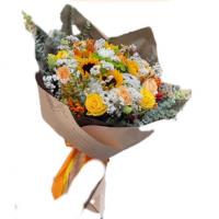 دسته گل پاييزی و كاغذ ضد آب