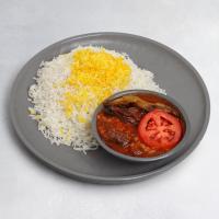 چلو قیمه بادمجان خودمونی