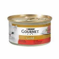 کنسرو غذای گربه گورمت مدل پته گوشت Beef Pate