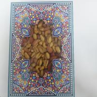 جعبه آجیل شور زعفرانی 1000گرم