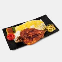 چلو ماهی قزل آلا سرخ شده