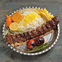 چلو کباب لقمه