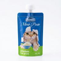 پودینگ گربه فنبی با طعم مرغ و علف گربه 90 گرم