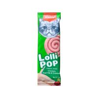 آبنبات لولیپاپ گربه ونپی طعم مرغ و شیربز و زغال اخته 1 عدد