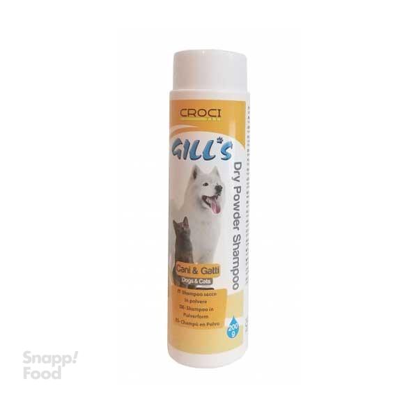 شامپو خشک سگ و گربه جیلز gills
