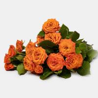 دسته گل رز مینیاتوری نارنجی