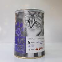 کنسرو گربه us pet طعم گوساله مرغ بوقلمون