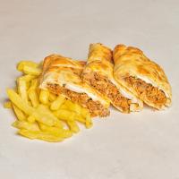 استرامبولی گوشت و قارچ