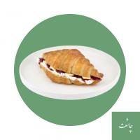 کروسان کره پنیر مربا آلبالو