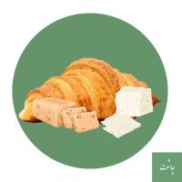 کروسان حلوارده و پنیر