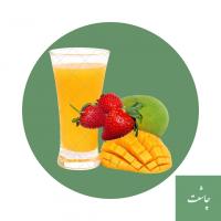 آب انبه توت فرنگی
