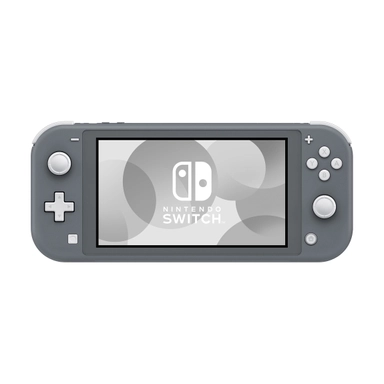 Gray Nintendo Switch Lite handheld console front view.