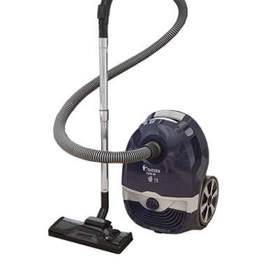 Gates Plus canister vacuum cleaner with large rear wheels and flexible hose